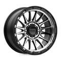 KM542 18X9 5X5.0 S-BLK MACH 00MM