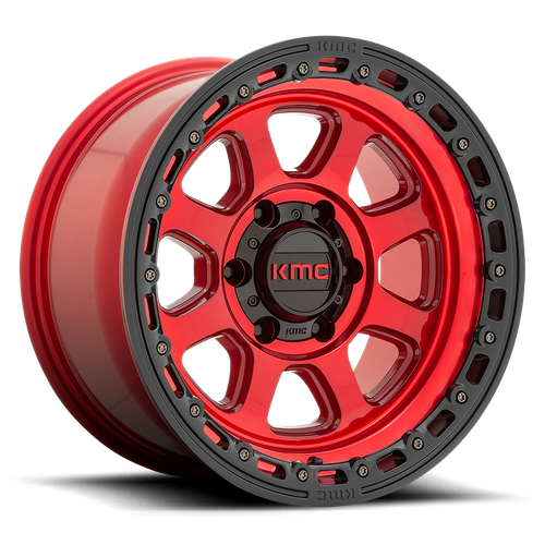 KM548 18X9 8X180 C-RED BLK-LP 18MM