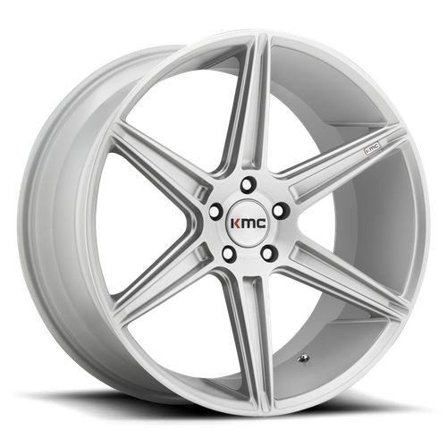 KM711 20X10.5 5X4.5 BRUSHED SLV 45MM