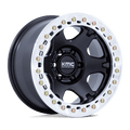 VI BL 17X9 5X5 71 -38 S-BLK MACH