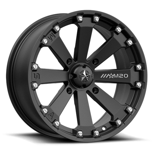 KORE UTV 14X7 4X137 MATTE BLACK 00MM