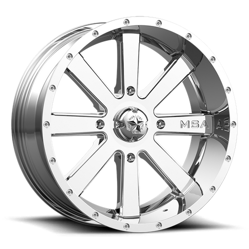 FLASH UTV 18X7 4X156 CHROME 00MM
