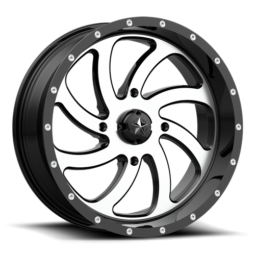 SWITCH UTV 22X7 4X156 MACH G-BLK 00MM