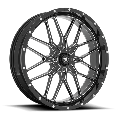 PORTAL UTV 24X7 4X156 115 G-BLK-MILL +0
