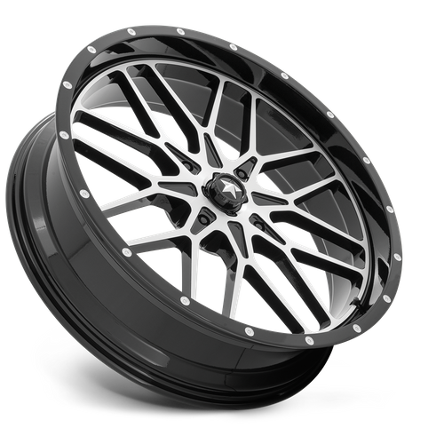 PORTAL UTV 24X7 4X137 112 G-BLK-MACH +0