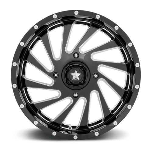 BLADE UTV 18X7 4X156 115 G-BLK-MILL +0