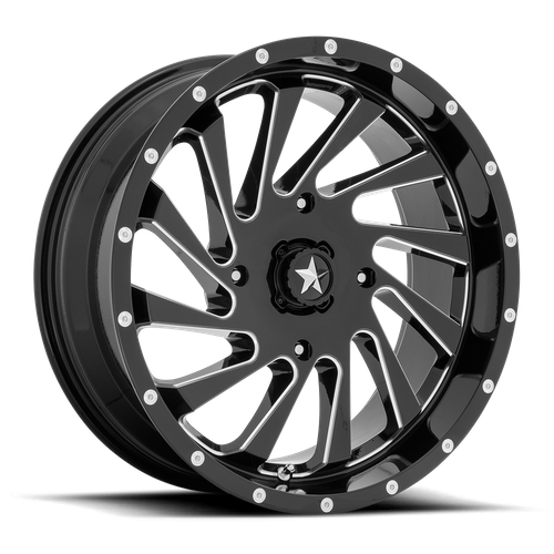 BLADE UTV 18X7 4X156 115 G-BLK-MILL +0