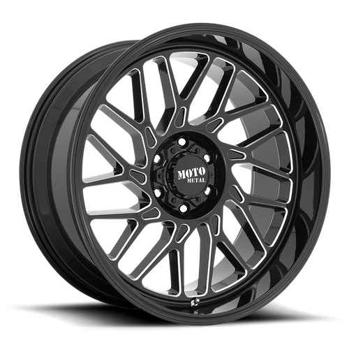 MO805 22X10 8X170 G-BLK MILL -18MM