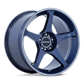 BATTLE V 18X9.5 5X100 56 +38 OB-BLU MCH
