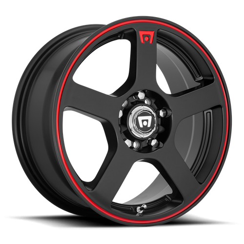 MR116 17X7 5X100/4.5 M-BLK/RED +40MM