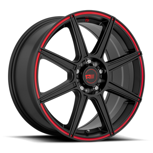 MR142 18X8 5X100/4.5 S-BLK RED 45MM