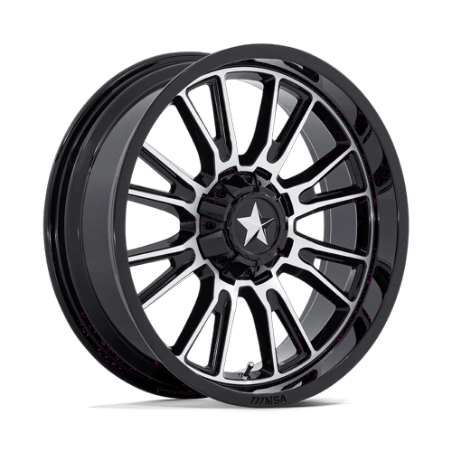 THUNDERLIPS UTV 22X7 4X137/156 G-BLK MCH