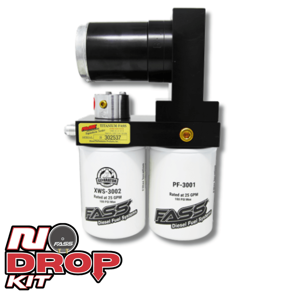 No-Drop Series Plus Fuel System for 2000-2005 Ford Excursion Powerstroke 6.0L and 7.3L (1100-1500hp) FASS