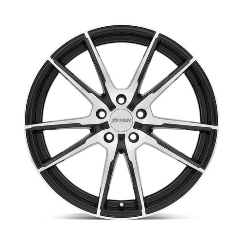 PE P0A 18X8 5X120 76 G-BLK MACH +35