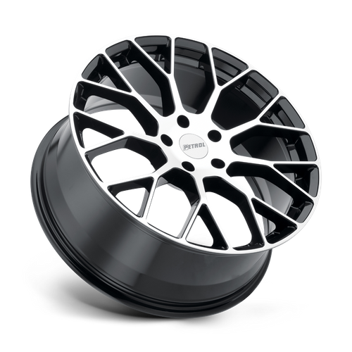 PE P2B 17X8 5X112 76 G-BLK MACH +40