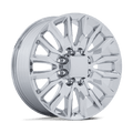 PR235 20X8.5 8X180 124 +44 CHROME