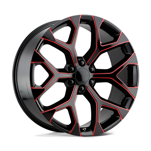 PR176MR 22X9 6X5.5 78.1 GBLK RED-MILL 24