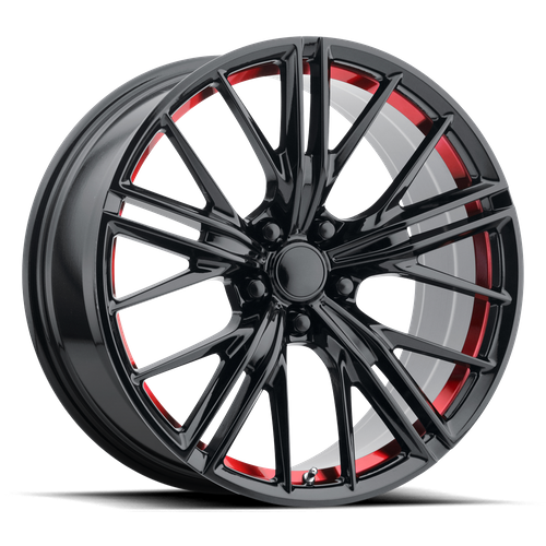 PR194RS 20X9 5X120 67 G-BLK RED-MACH 30
