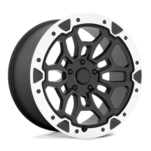 PR215BM 22X10 6X5.5 78.1 M-BLK MACH 19MM