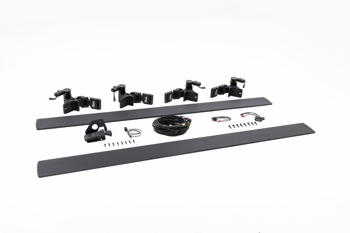 Power Running Boards Dual Electric Motor Crew Cab Silverado/Sierra 1500/2500HD/3500HD (07-14) Rough Country