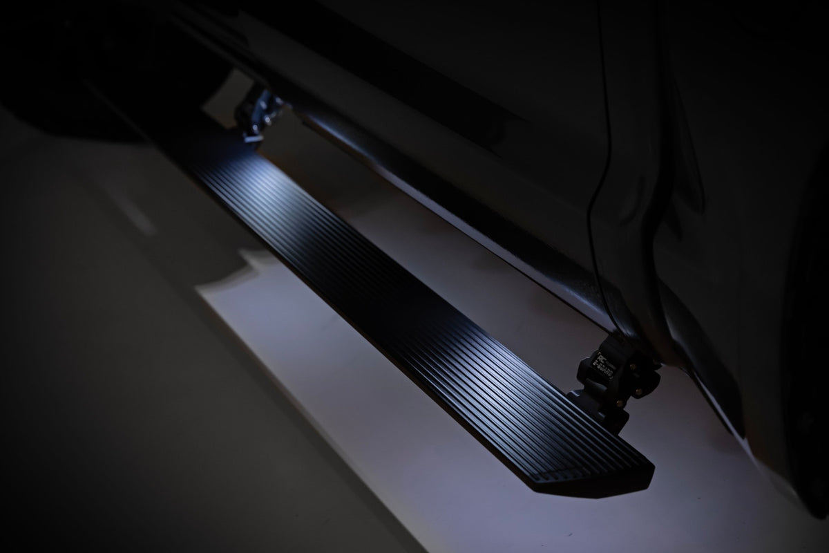 Power Running Boards Dual Electric Motor Double Cab Toyota Tacoma (24-26) Rough Country