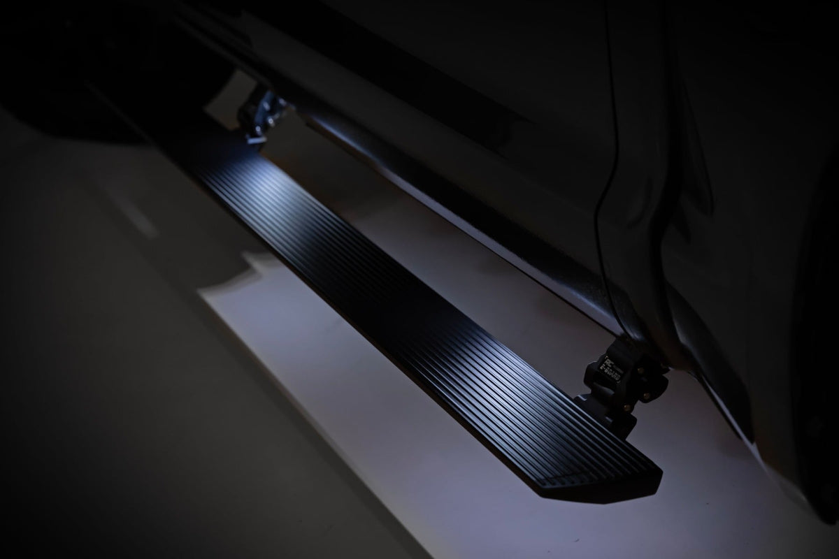 Power Running Boards Dual Electric Motor Crew Cab Chevy/GMC Canyon/Colorado (15-26) Rough Country