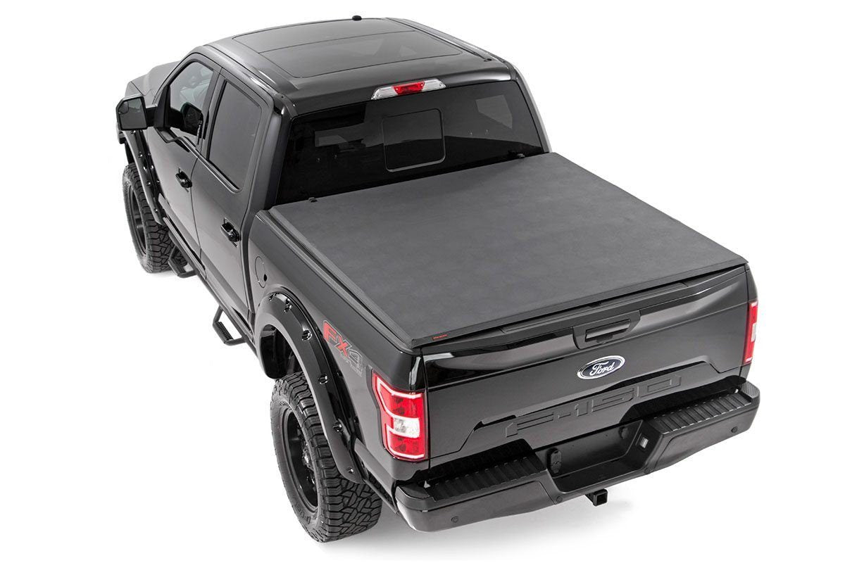 Ford Soft Tri-Fold Bed Cover 19-20 Ranger - 5 Foot Bed Rough Country