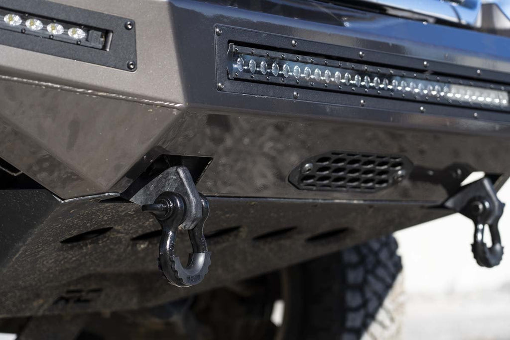 Tow Hook Brackets D-Ring Combo Silverado/Sierra 1500 (07-13) Rough Country