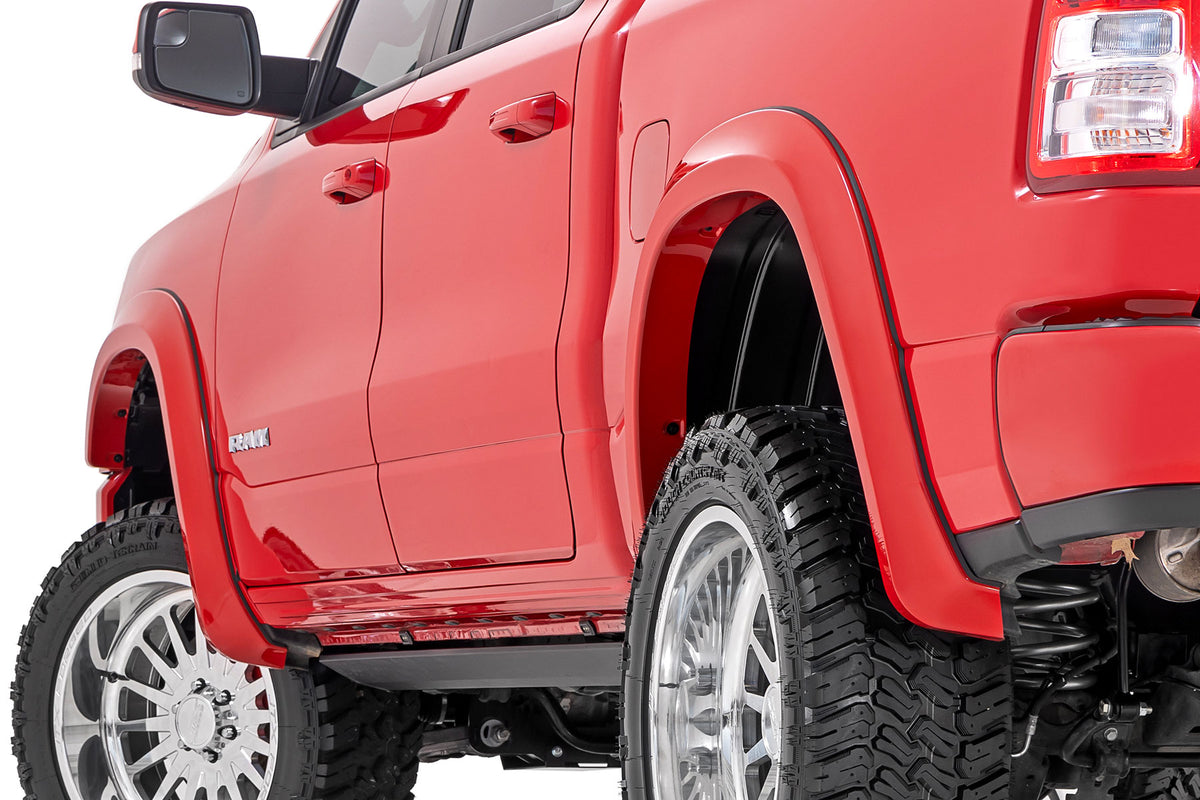Sport Fender Flares PXJ Diamond Black Ram 1500 2WD/4WD (2019-2024) Rough Country