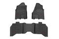 Sure-Fit Floor Mats Front & Rear Bucket Crew Ram 2500/3500 (19-26) Rough Country
