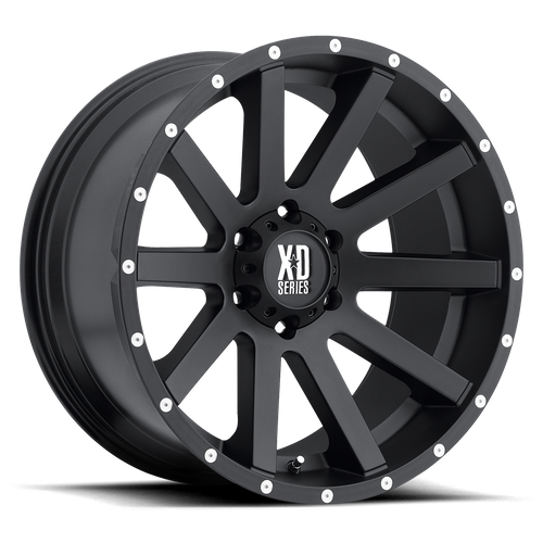 XD818 20X10 6X135 SATIN BLACK -24MM