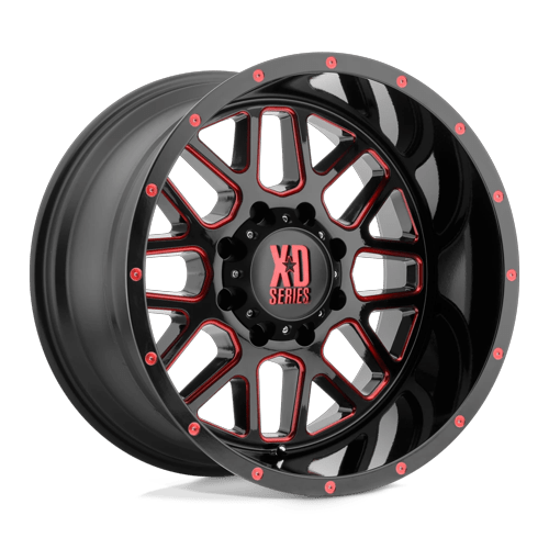 XD820 17X9 5X5.0 S-BLK MILL RTCC -12MM