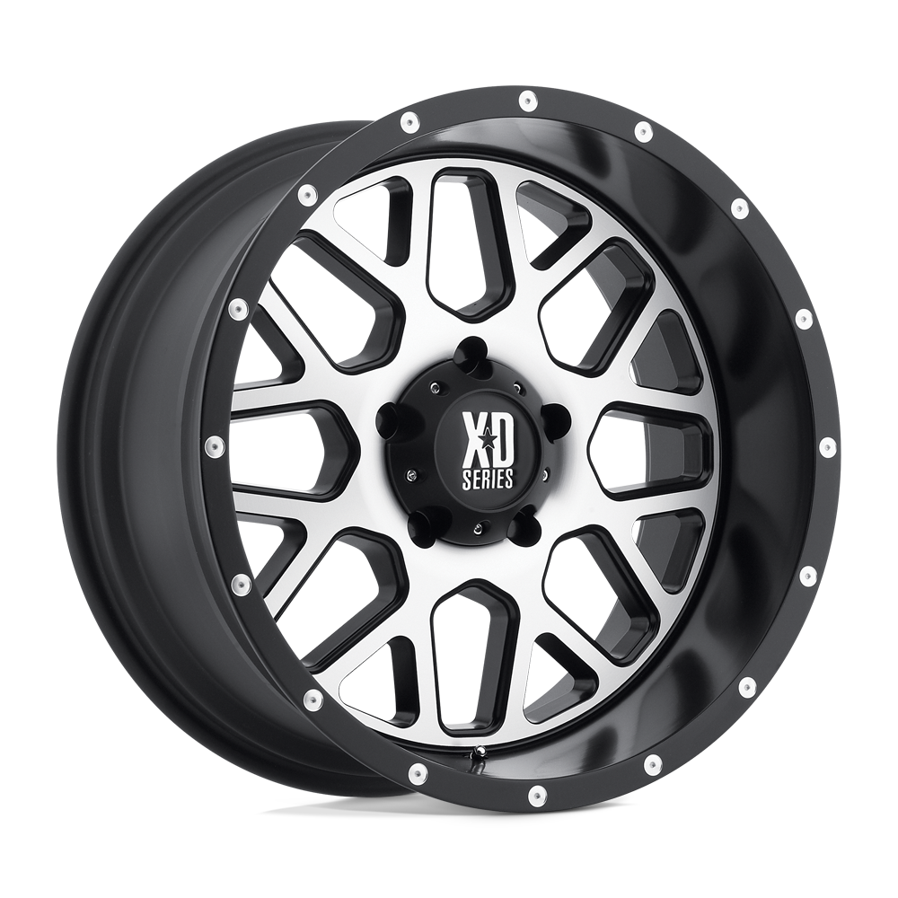 XD820 18X9 6X5.5 106.25 S-BLK MACH +18