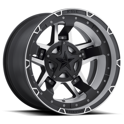 XD827 22X10 8X6.5 M-BLK MACH -18MM