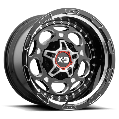 XD837 20X12 6X135/5.5 G-BLK MILL -44MM