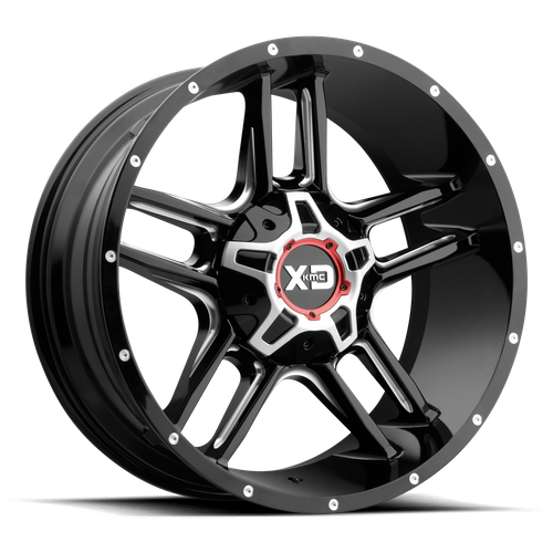 XD839 20X9 6X135/5.5 G-BLK MILL 0MM