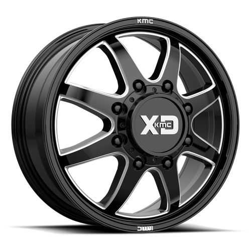 PIKE DRW 22X8.25 8X6.5 +105 GBLK-MILL DF