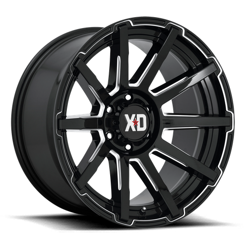 XD847 18X9 6X5.5 G-BLK MILL 00MM