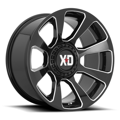 XD854 20X9 5X5.5/150 G-BLK MILL 18MM