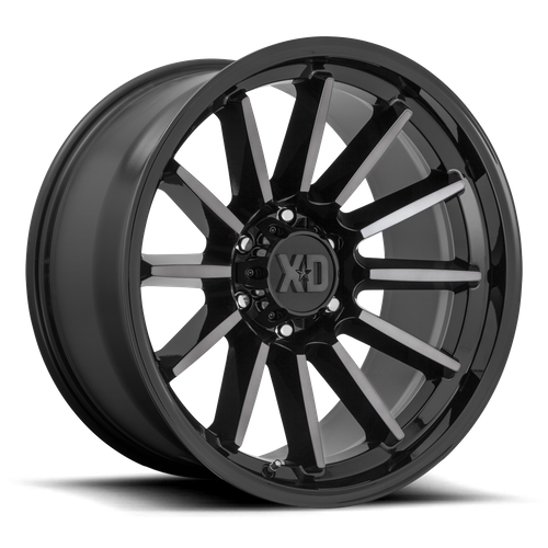 XD855 22X10 5X5.0 G-BLK MACH GTCC -18MM