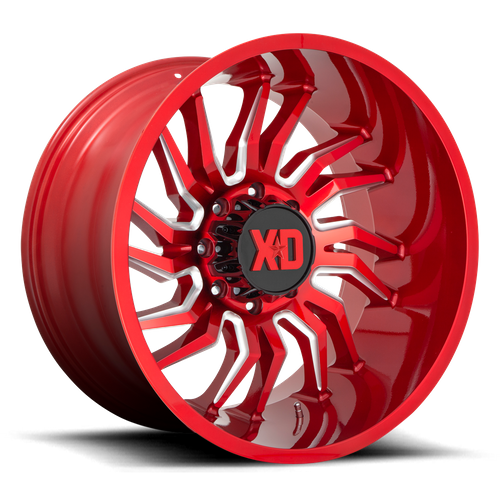 XD858 22X10 8X6.5 CANDY RED MILLED -18MM