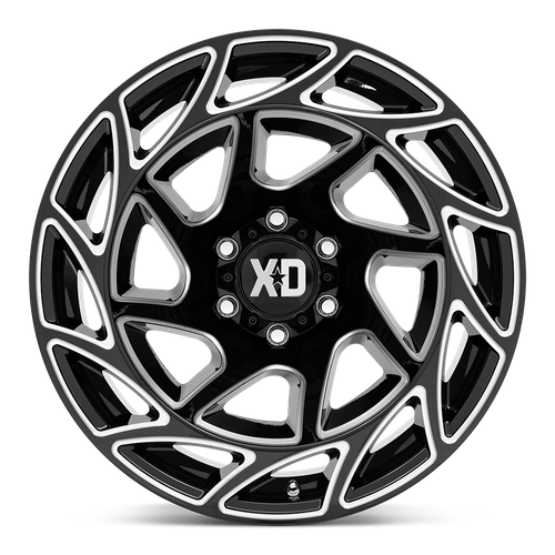 XD860 20X12 6X135 G-BLK MILL -44MM