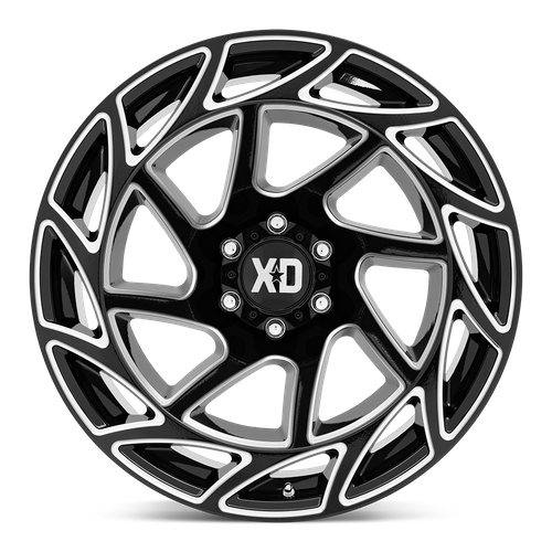 XD860 20X10 6X135 G-BLK MILL -18MM
