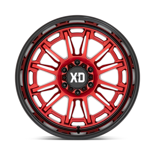 XD865 20X9 6X5.5 RED-MILL BLK-LP 18MM