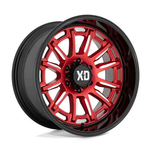 XD865 20X9 6X5.5 RED-MILL BLK-LP 18MM