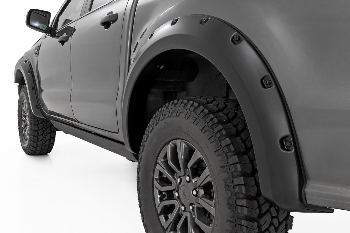 Pocket Fender Flares | J7 Magnetic Gray | Ford Ranger 2WD/4WD (2019-2023)