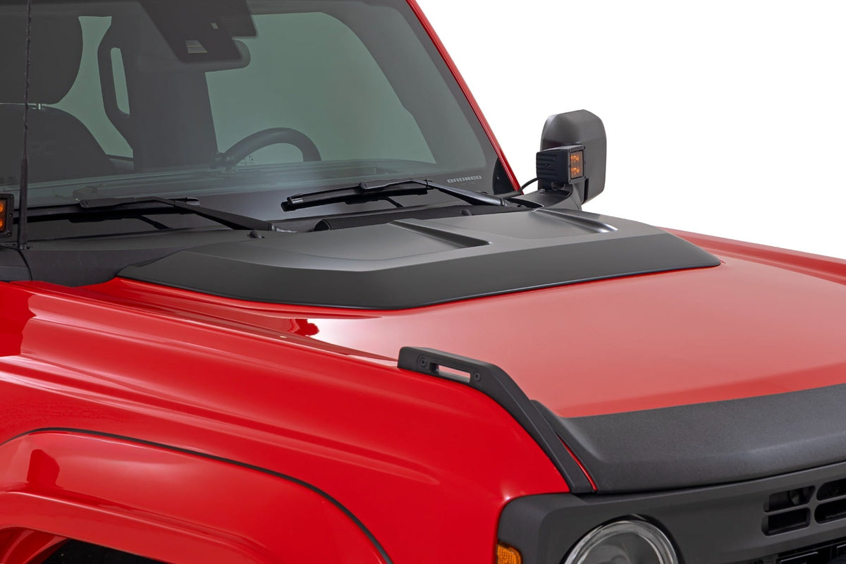 Hood Scoop | YZ Oxford White | Ford Bronco 4WD (2021-2026)