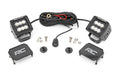 LED Light Kit | Ditch Mount | 2" Black Pair | Flood Pattern | Ford Bronco (21-26)