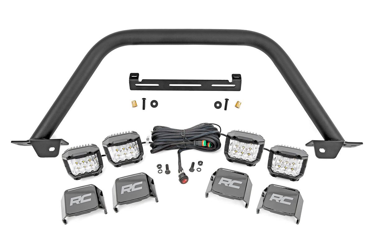Safari Bar | 3" OSRAM (Quad) | Wide | OE Modular Steel | Ford Bronco (21-26)