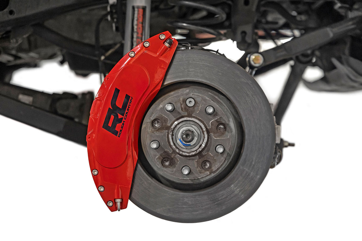 Caliper Covers | Rear | Red | Jeep Wrangler JK/Wrangler Unlimited  (2007-2018)